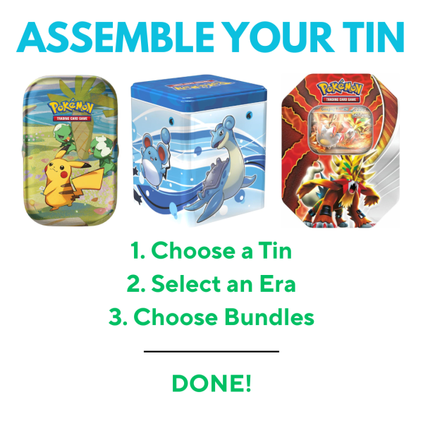 Assemble your Pokemon TCG Tin