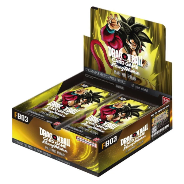 FB03 Raging Roar Booster Box - Dragon Ball Super Card Game Fusion World